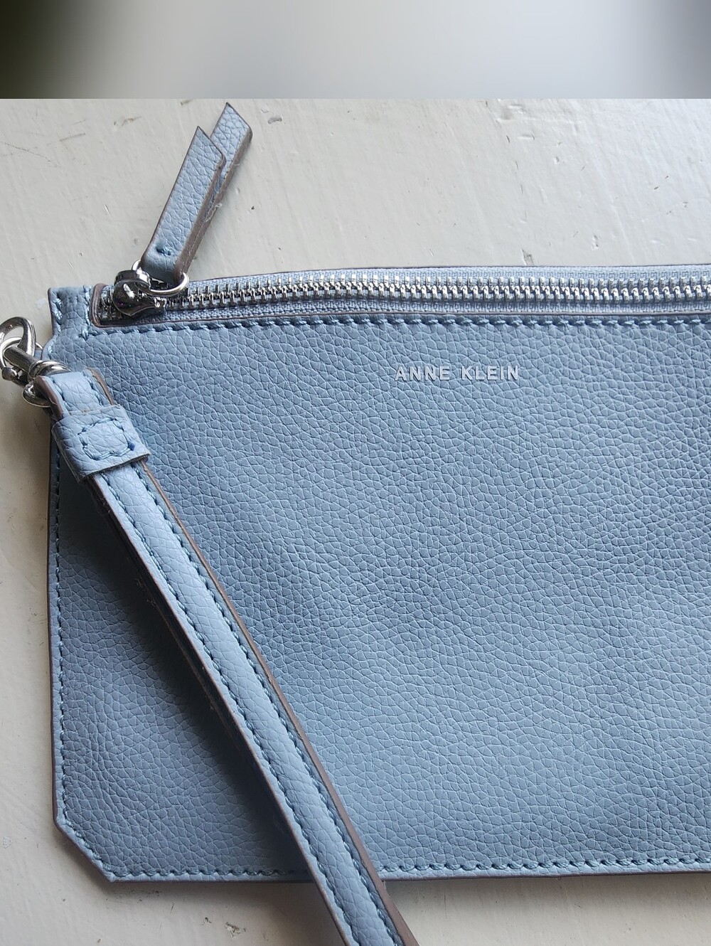 Anne Klein Baby Blue Clutch